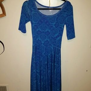 XS unicorn print Nicole dress