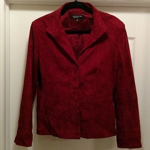 Jones NY Collection  soft  suede jacket