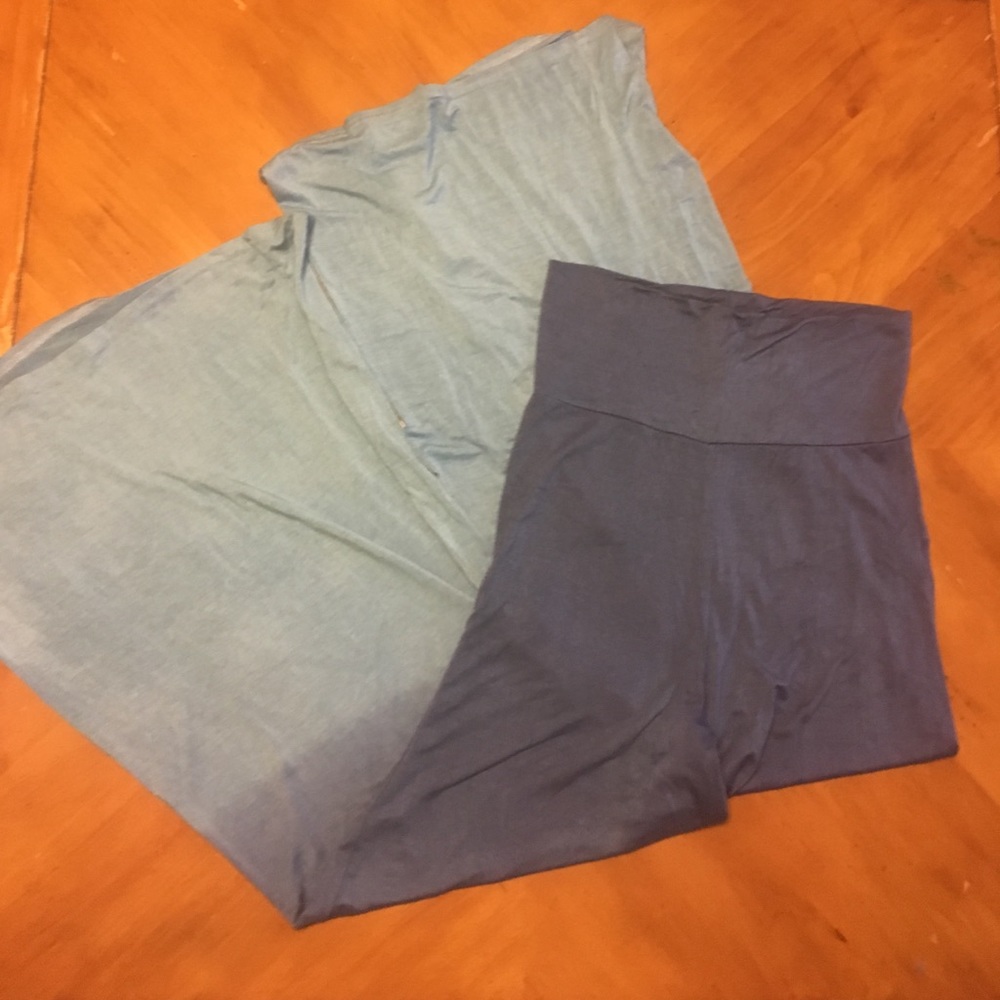 Shades of blue yoga pants ✔️