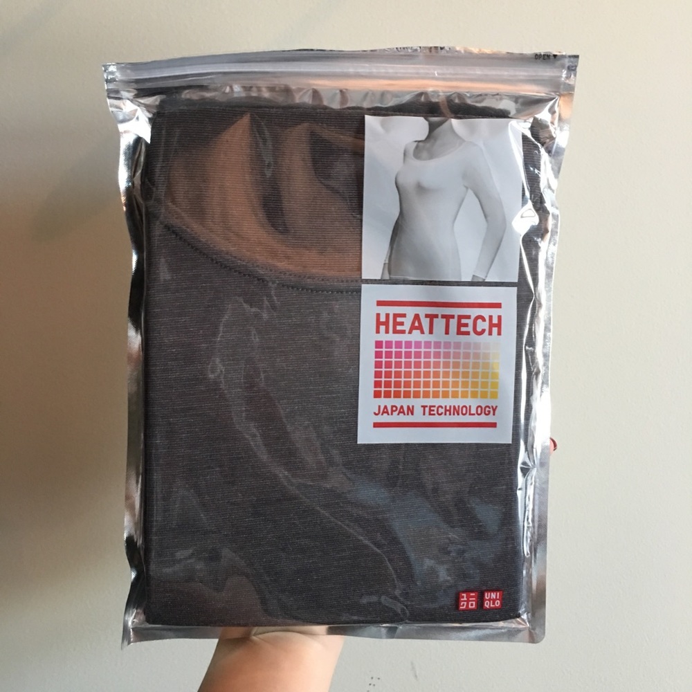 Heattech crewneck t-shirt