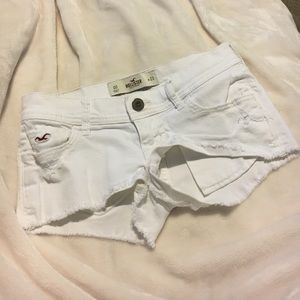 White Hollister Shorts