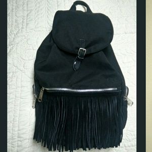 Victoria Secret Fringe Backpack PINK