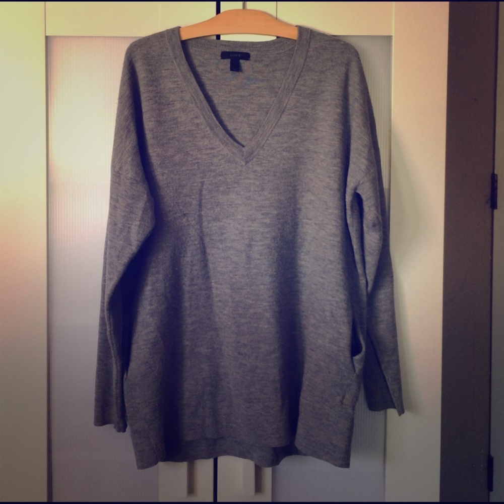 J. Crew VNeck Long Sweater