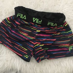 Reversible FILA gym shorts