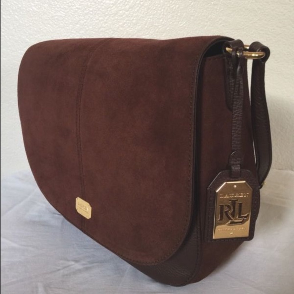 ONE HOUR SALE💜NWT RALPH LAUREN 100% LEATHER PURSE