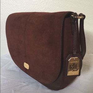 ONE HOUR SALE💜NWT RALPH LAUREN 100% LEATHER PURSE