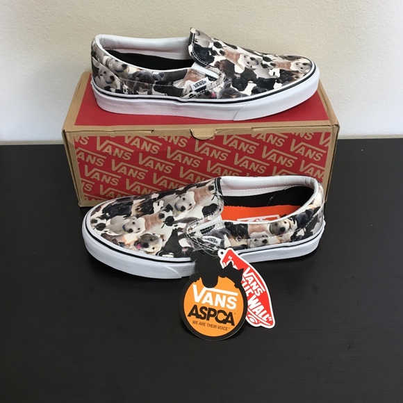 Vans Shoes Vans Aspca Dog Puppies Slip On Shoes New Poshmark