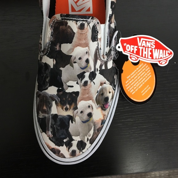 Vans Shoes Vans Aspca Dog Puppies Slip On Shoes New Poshmark