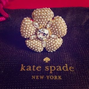 Kate Spade Posy Petals Cocktail Ring