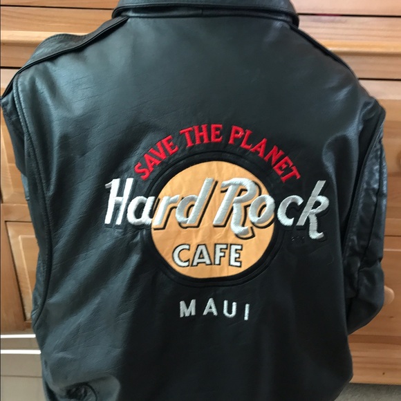 Vintage Hard Rock Cafe Leather Jacket Vintage Hard Rock Cafe Leather Jacket
