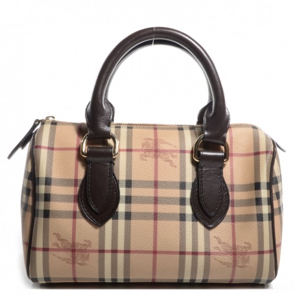 Authentic Burberry Haymarket bowling handbag - Picture 1 of 2