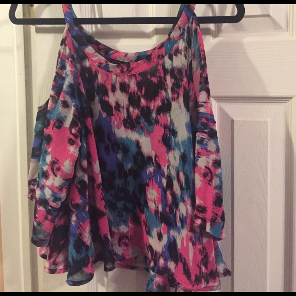 Pink cheetah top