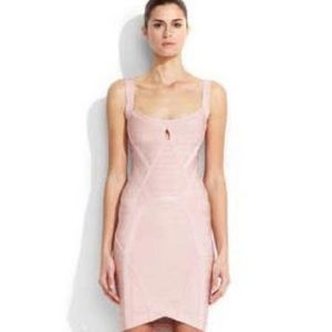 Pink bandage Herve Leger dress!