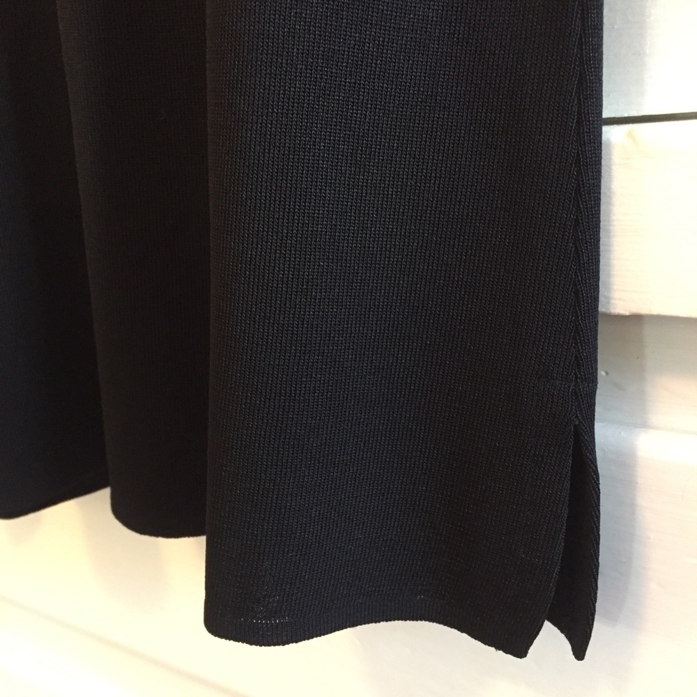 Misook Black Mock Turtleneck - Picture 3 of 6