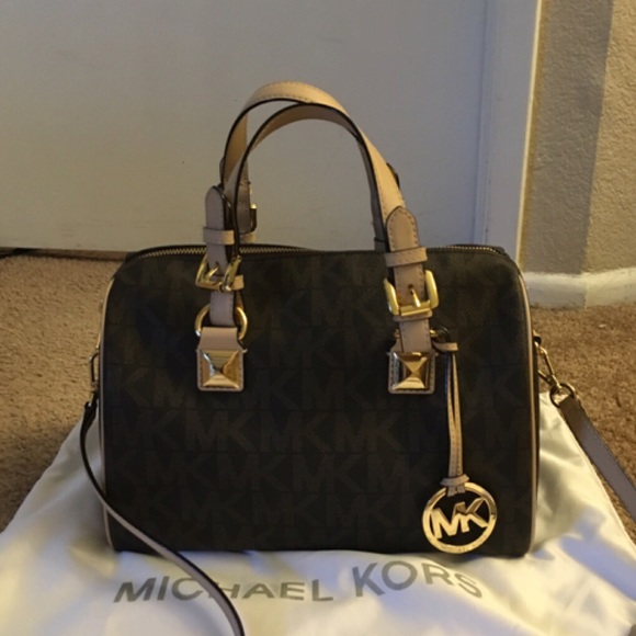 🚫Sold🚫MICHAEL KORS Grayson Md Satchel Handbag - Picture 2 of 8