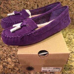 Brand New Purple Lizzy UGG Slippers, Size 8