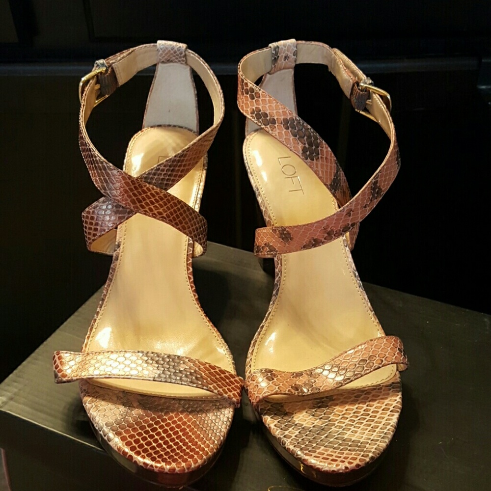 Strappy heels