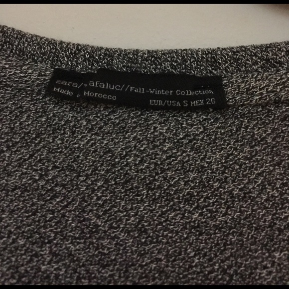 Zara grey v neck tunic - Picture 2 of 5