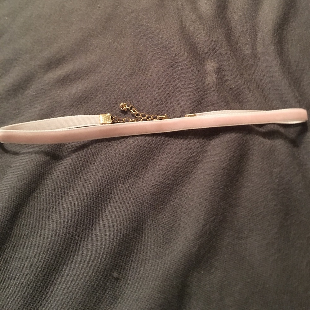 Pink Velvet Choker