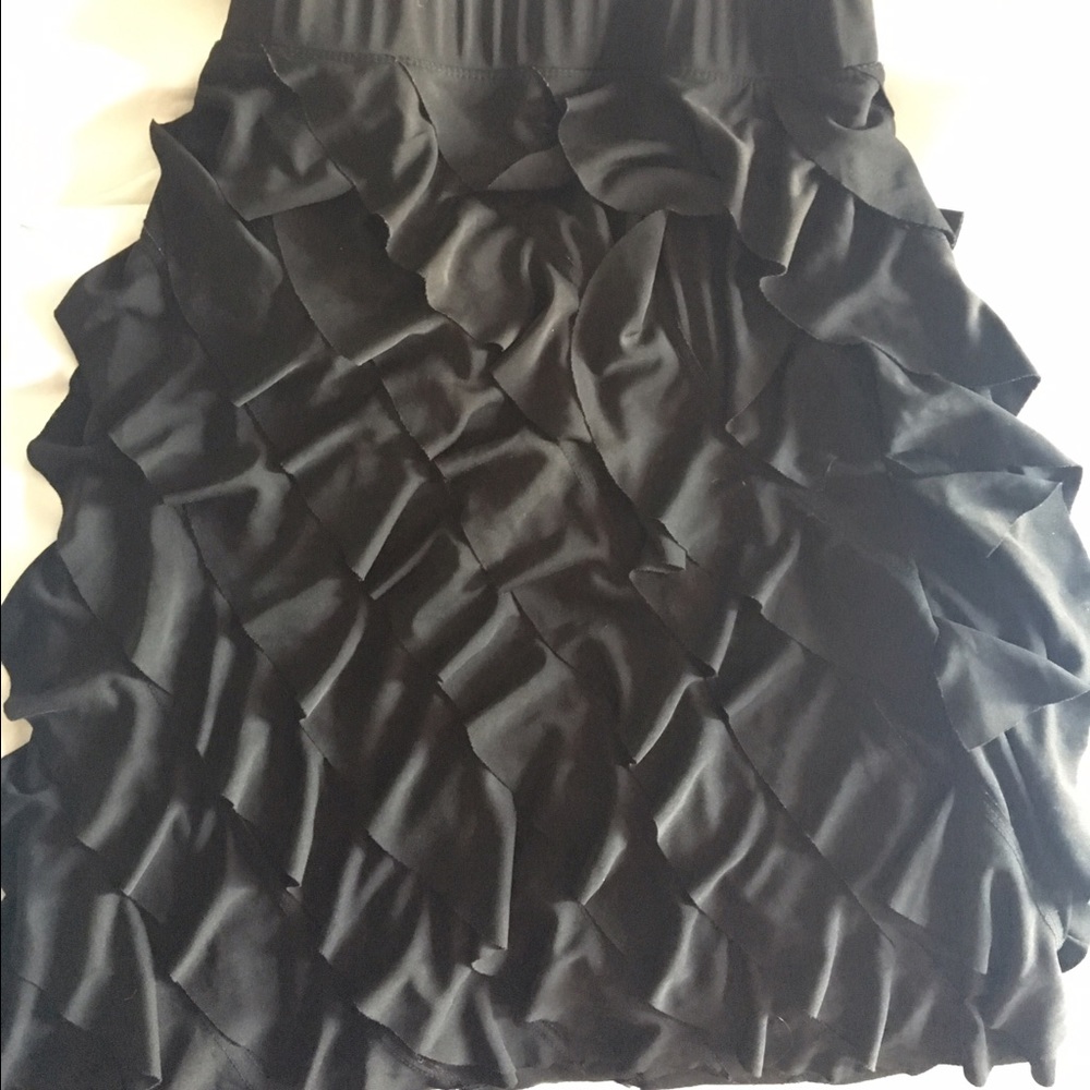 Black Flapper Skirt