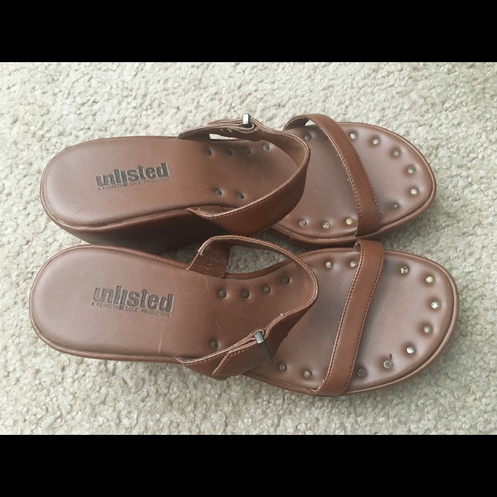 Unlisted Brown Sandals Size 8