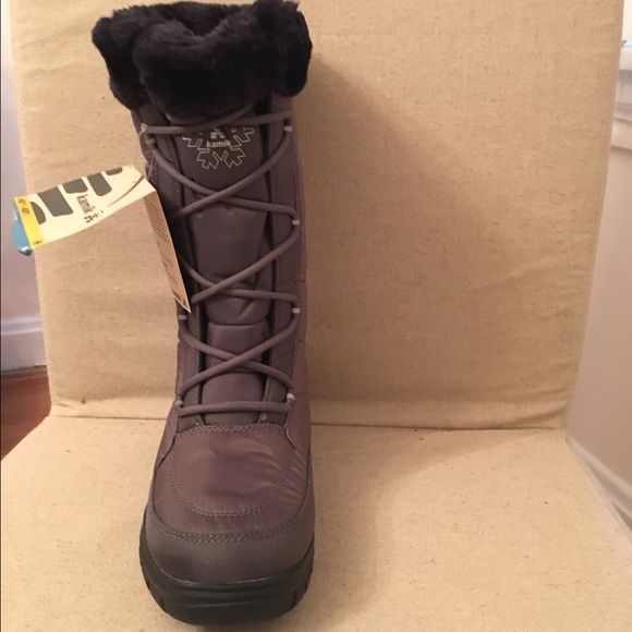 Kamik New York 2 grey boots new 7 - Picture 4 of 4