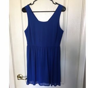 Blue chiffon dress 💕