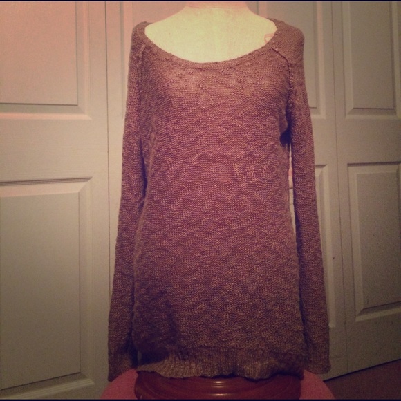 Charlotte Russe Sweaters - Long brown large sweater
