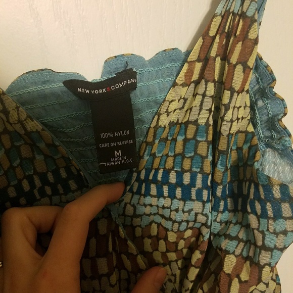 New York & Company strappy blouse - Picture 3 of 4