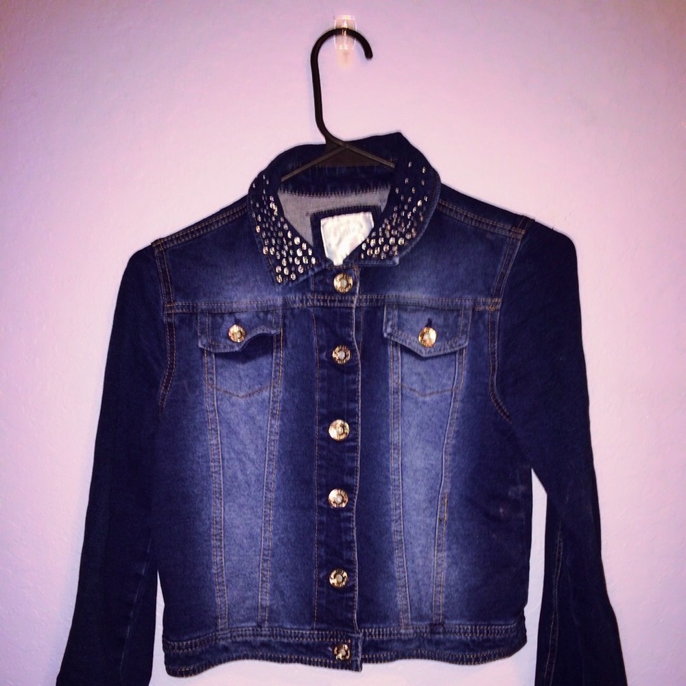 Justice for girls 12/14 jean jacket perfect