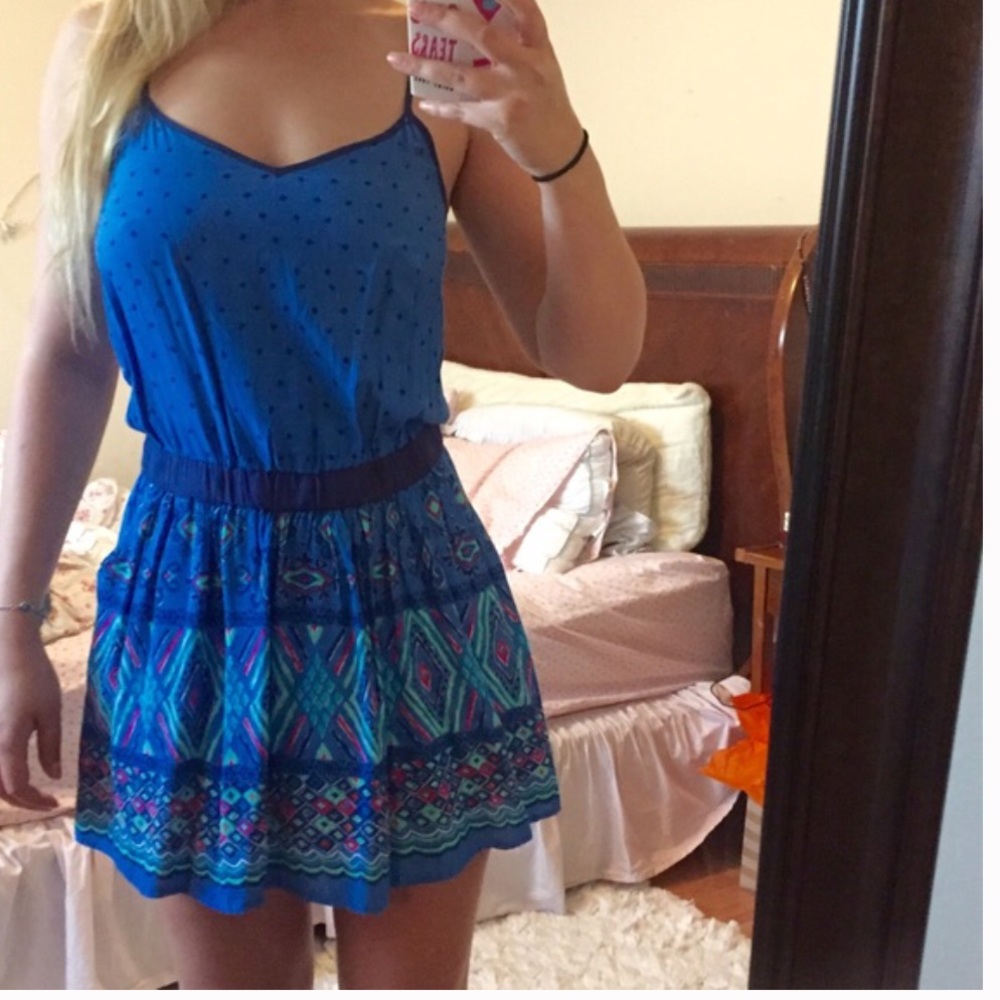 Blue Mini Dress