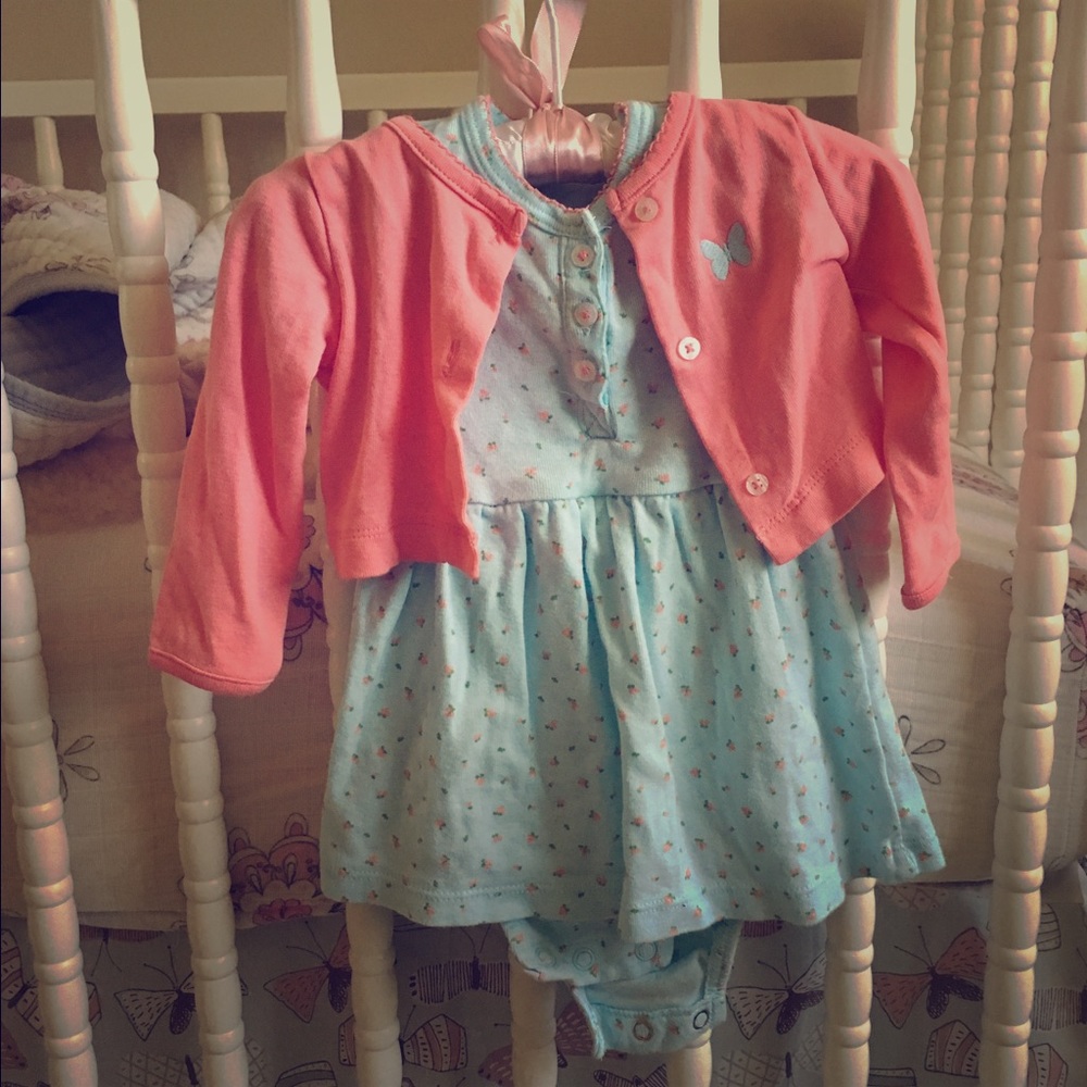 Baby girl carters dress Easter spring 6 month