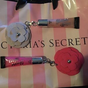 Lip gloss key chain