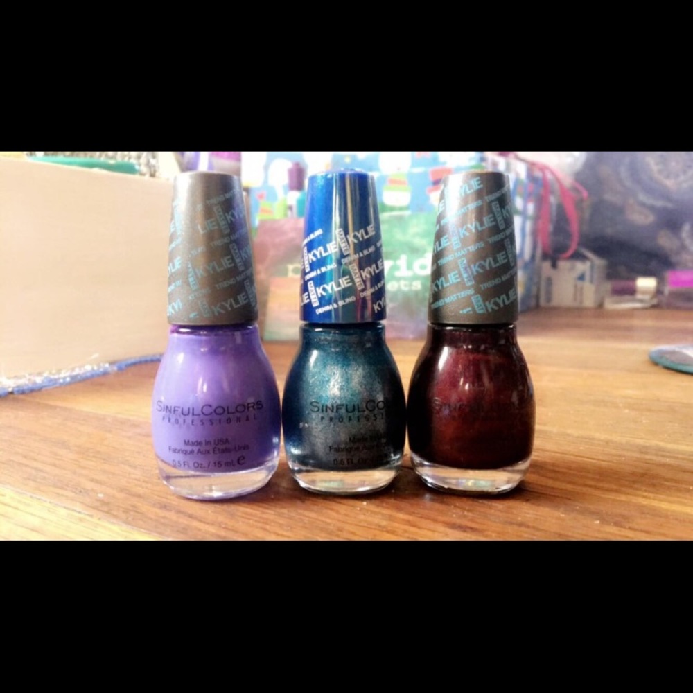 Kylie Sinful Nail polish Bundle