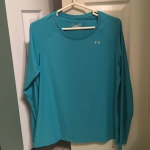 Long Sleeved Under Armour Crew Neck Heat Gear Top