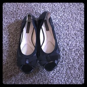 Adrienne Vittadini black folding flats