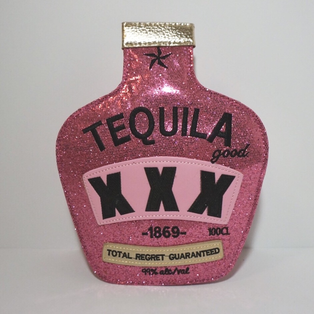 Pink Tequila Bottle Purse