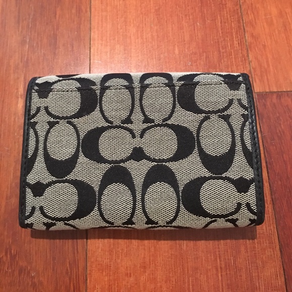 Coach grey and black logo wallet - Picture 2 of 4