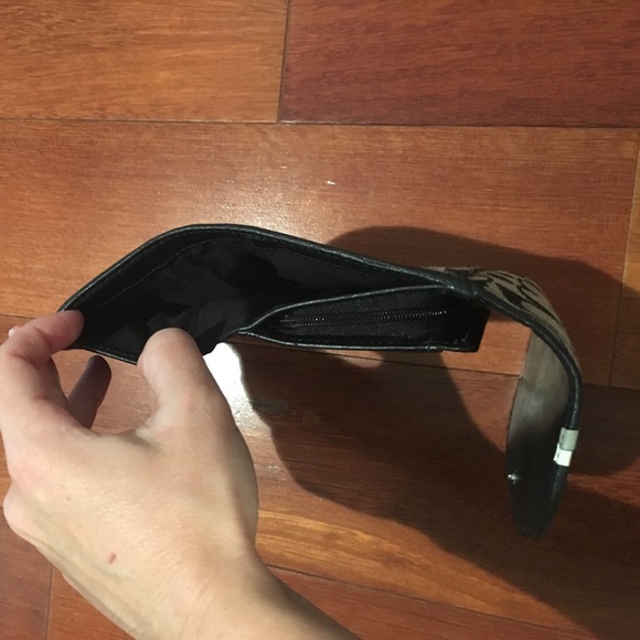 Coach grey and black logo wallet - Picture 4 of 4