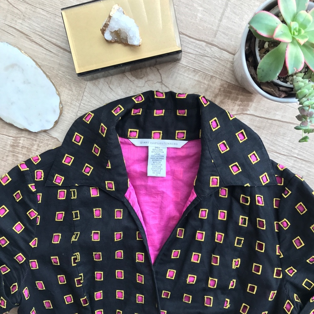 Diane Von Furstenberg Bundette TieWaist Wrap Dress