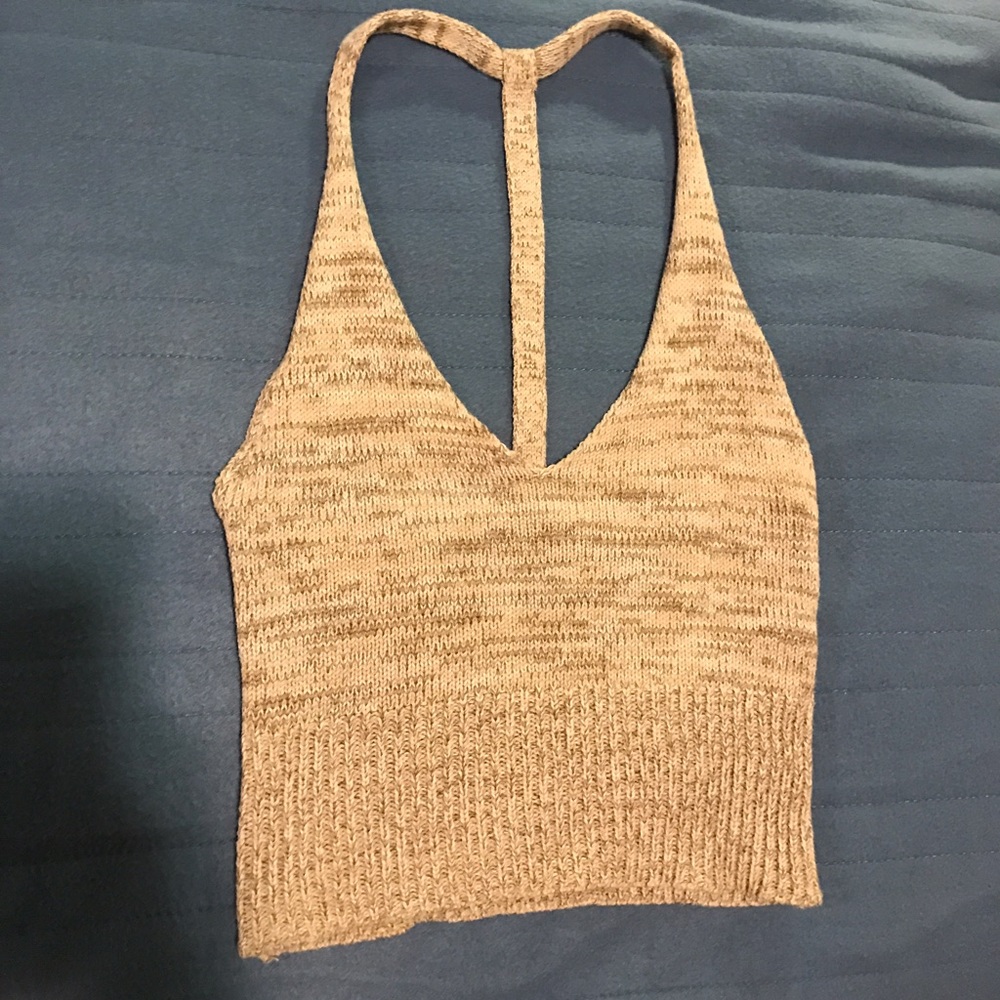 Knit crop top