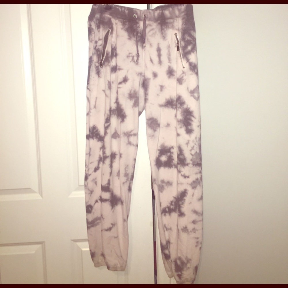 Juicy couture sweat pants tie dye