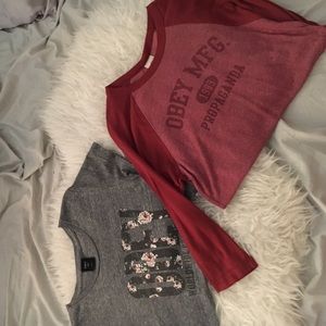 Obey shirt bundle