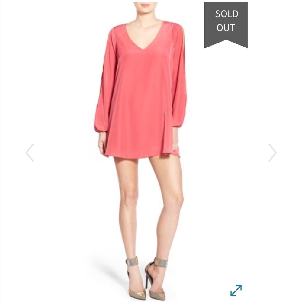 Lovers + Friends "Gracie" split sleeve Swing Dress