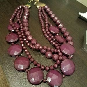 Purple necklace