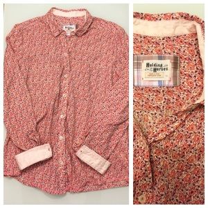 Anthropologie Holding Horses Crosshatch Button Up Anthropologie Holding Horses Crosshatch Button Up