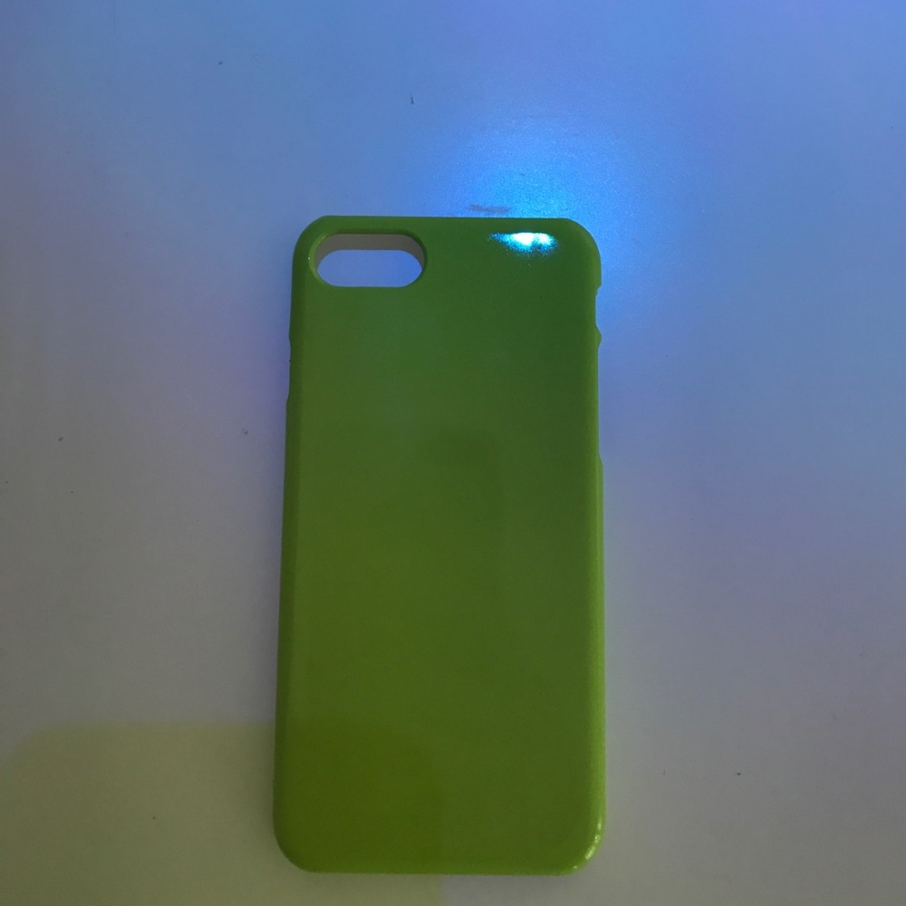 neon green iphone 7 case