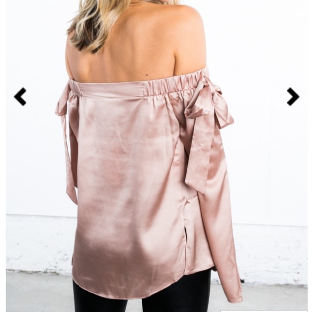 cute pink silk top!