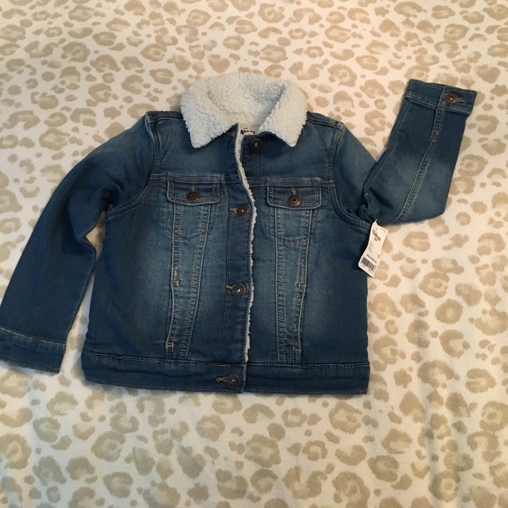 SOLD 🚫 NWT 💥Kid's Oshkosh blue jean jacket💜!