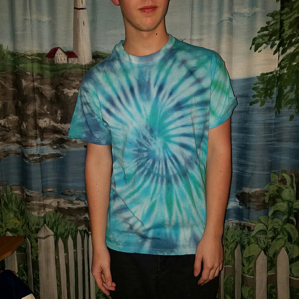 Spiral Hand Dyed Tie-Dye Shirt